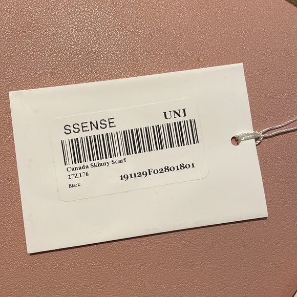 Acne Studios black skinny Canada scarf | Never worn🖤 - Picture 6 of 7